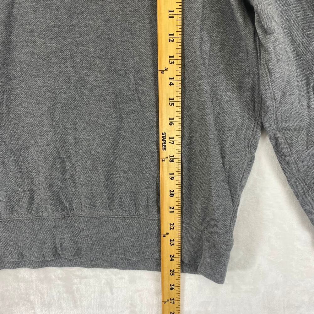 Polo Ralph Lauren Men's Gray Long Sleeve Quarter Zip Pullover Sz M - Picture 8 of 8